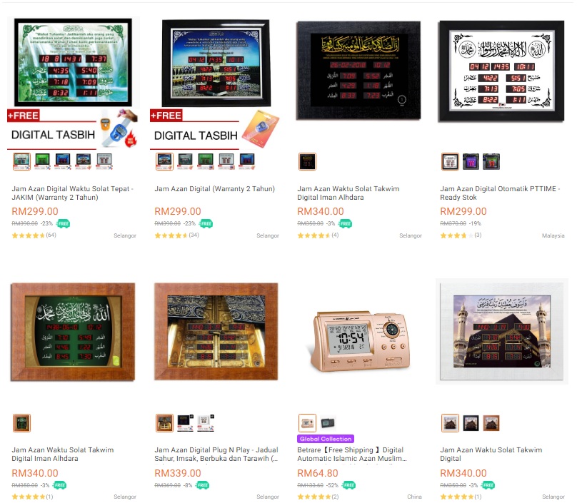 Survey Jam azan digital