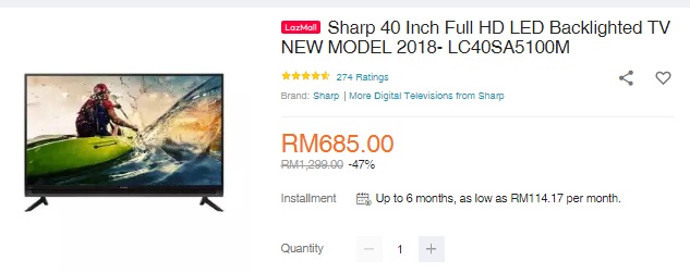 beli set telivision sharp