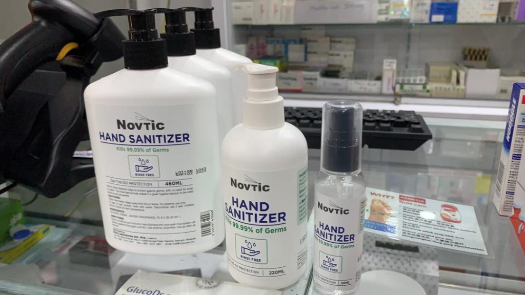 Harga terkini hand Sanitizer