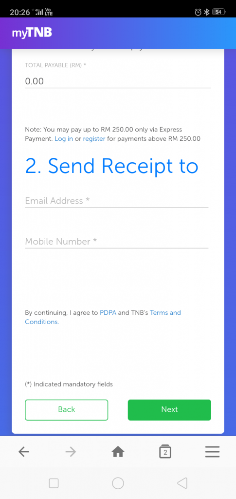 Cara Mudah Untuk Semak Bil Elektrik Dengan MyTNB