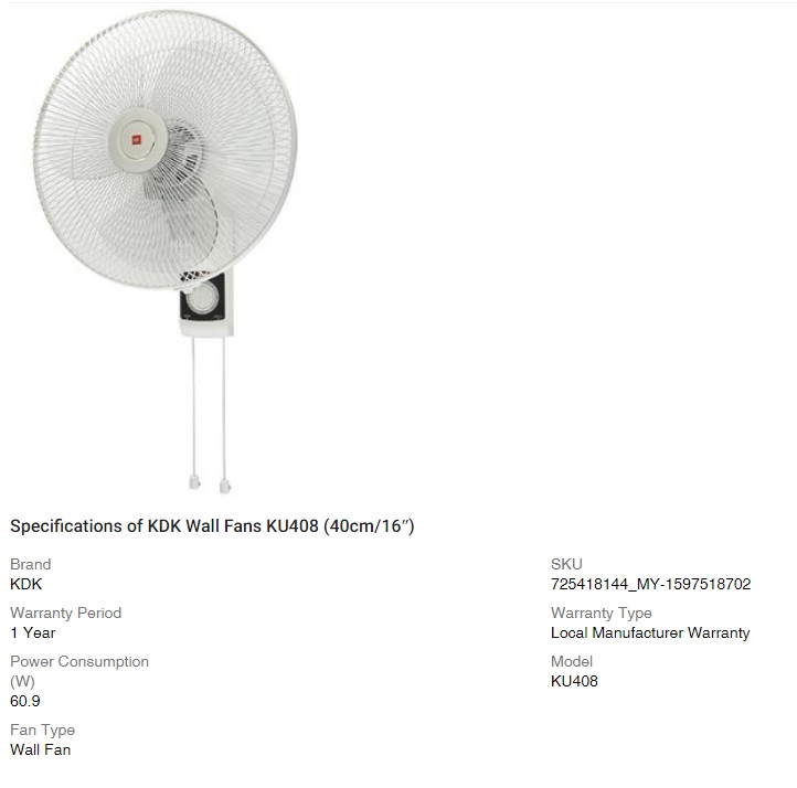 Kipas hiasan dinding