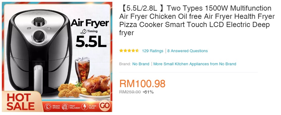 Air fryer terbaik untuk kesehatan anda